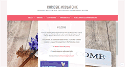 Desktop Screenshot of chrissiemcclatchie.com